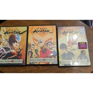 Avatar The Last Airbender - Book 2 Earth Lot Of 3 Volumne 1, 3, & 4  Read